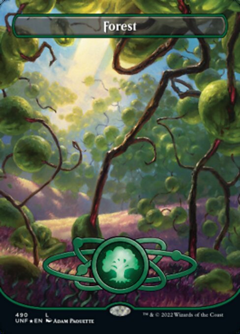 Forest (490) - Full Art Galaxy Foil