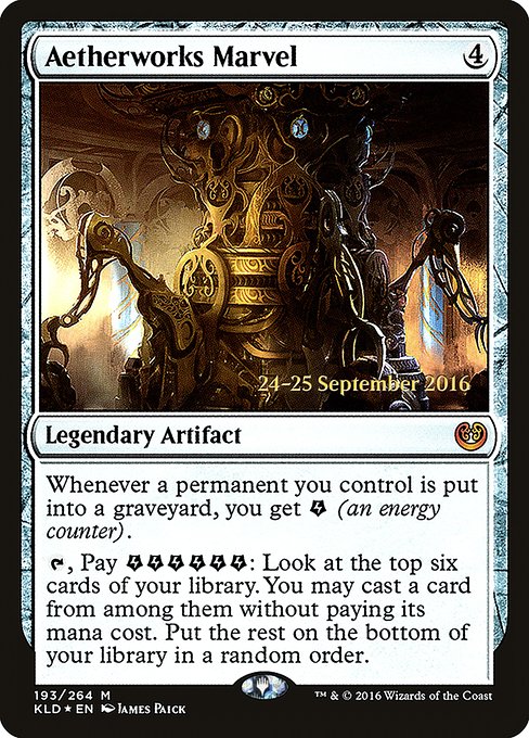 Aetherworks Marvel - Foil - Prerelease Promo