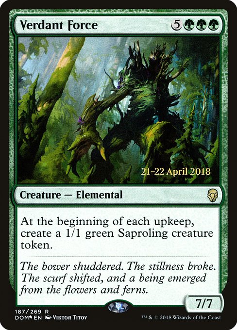 Verdant Force - Foil - Prerelease Promo
