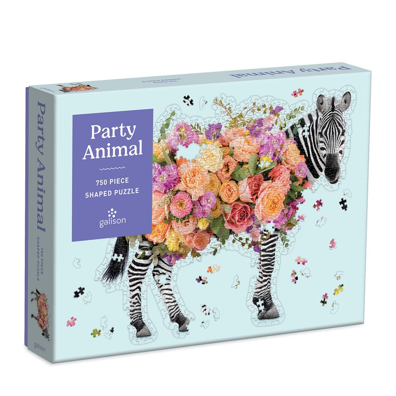 750 - Party Animal - Shaped Puzzle