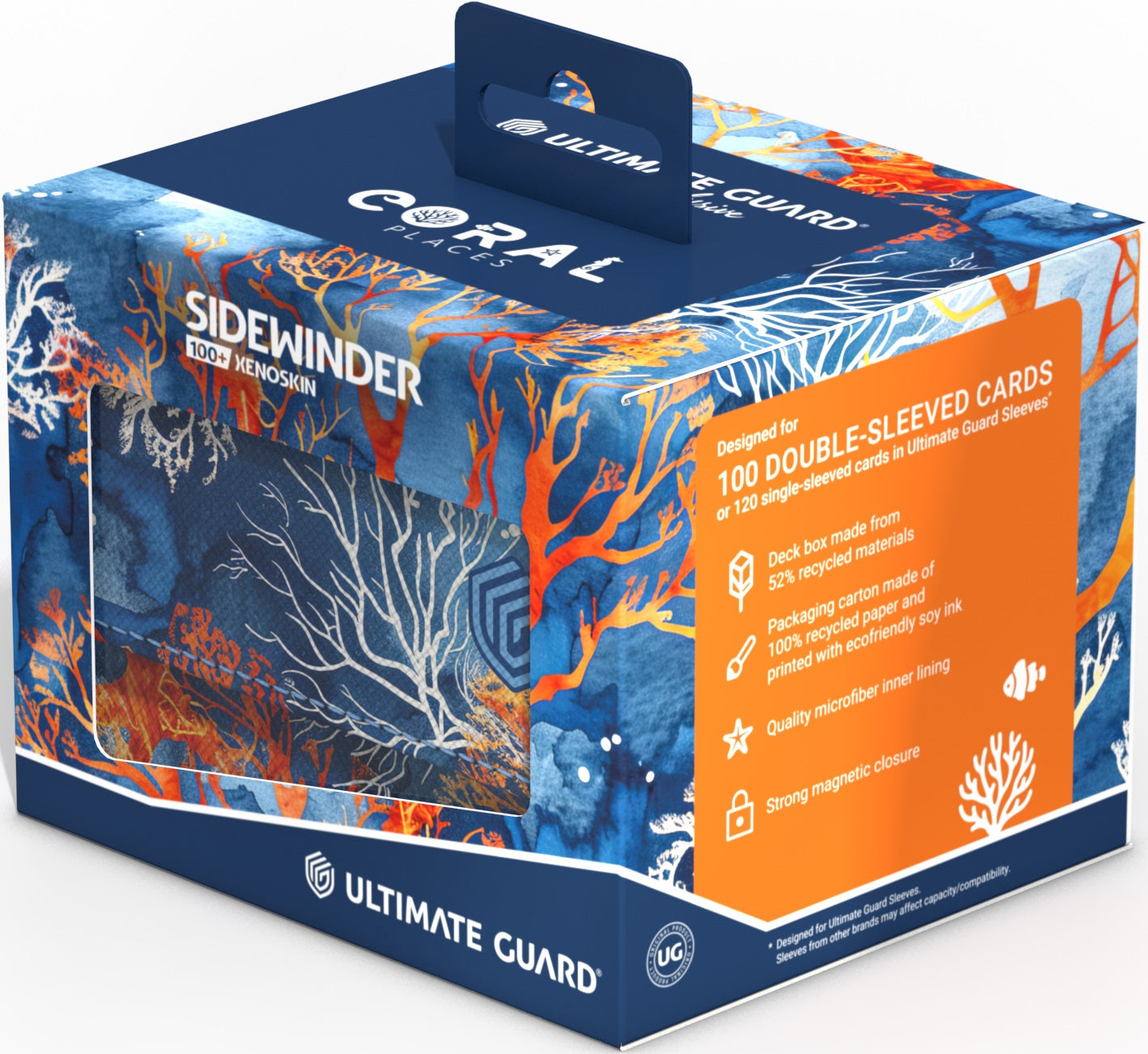 UG Sidewinder 100+ Deck Case - Coral Places Fiery Reef