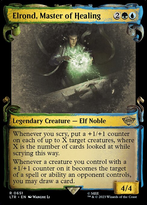 Elrond, Master of Healing - Silver Foil