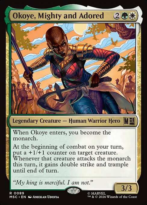 Okoye, Mighty and Adored - Surge Foil