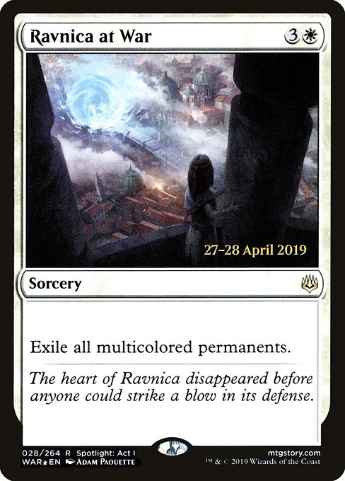 Ravnica at War - Foil - Prerelease Promo