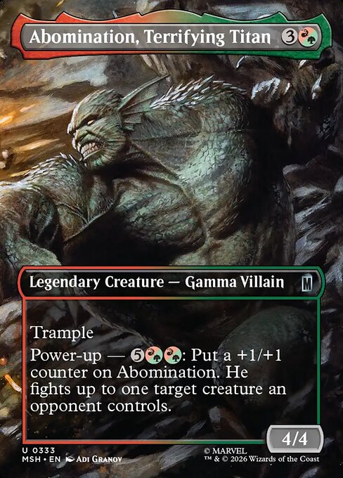 Abomination, Terrifying Titan - Foil