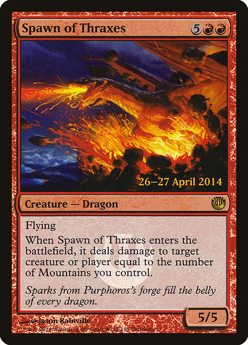 Spawn of Thraxes - Foil - Prerelease Promo