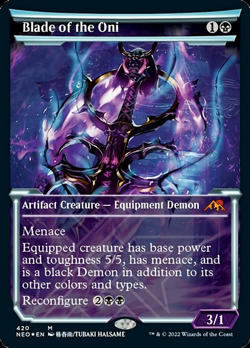 Blade of the Oni - Foil Etched