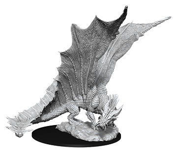 D&D Unpainted Minis - Young Gold Dragon