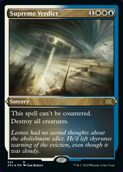 Supreme Verdict - Foil Etched