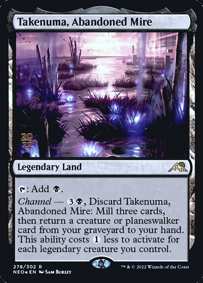 Takenuma, Abandoned Mire - Foil - Prerelease Promo