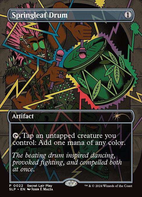 Springleaf Drum - Foil - Secret Lair Prize