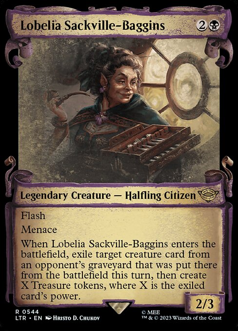 Lobelia Sackville-Baggins - Silver Foil