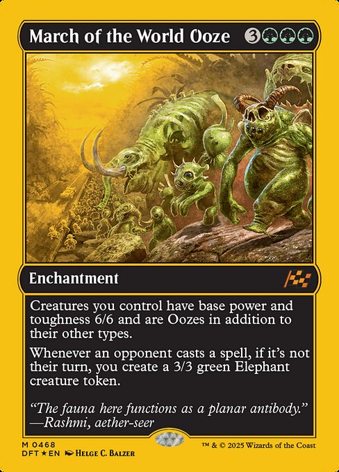 March of the World Ooze - First Place Foil