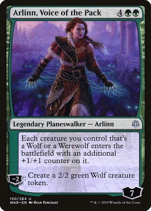 Arlinn, Voice of the Pack (Japanese Alternate Art) - Foil