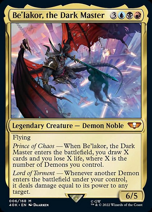 Be'lakor, the Dark Master (006) - Surge Foil