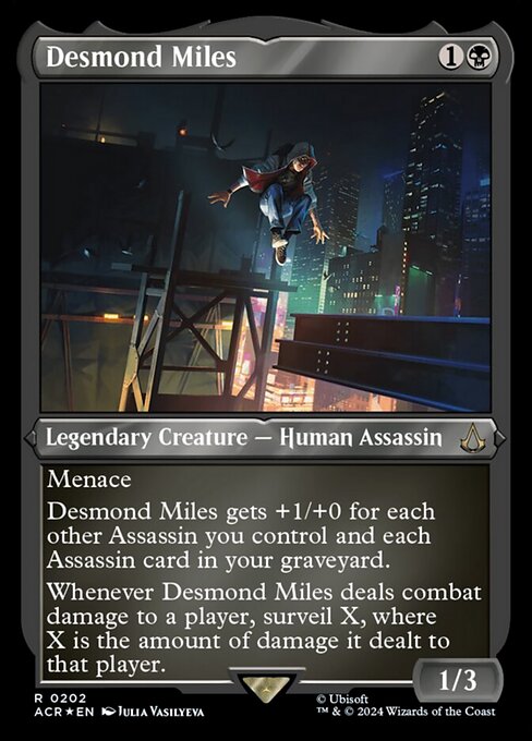 Desmond Miles - Foil-Etched