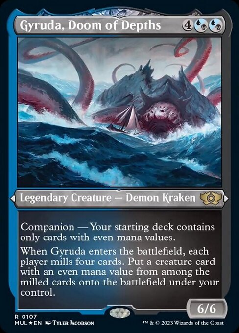 Gyruda, Doom of Depths - Foil-Etched