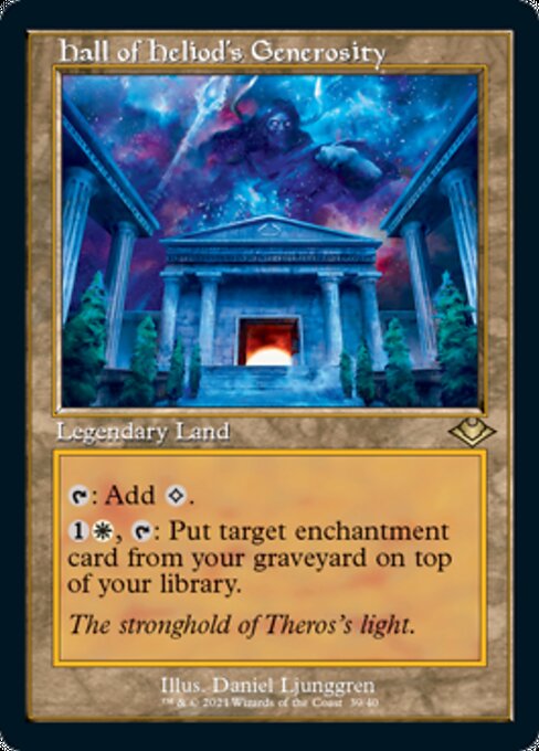 Hall of Heliod's Generosity - Foil-Etched