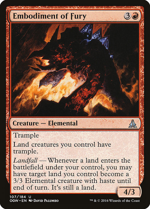 Embodiment of Fury - Foil