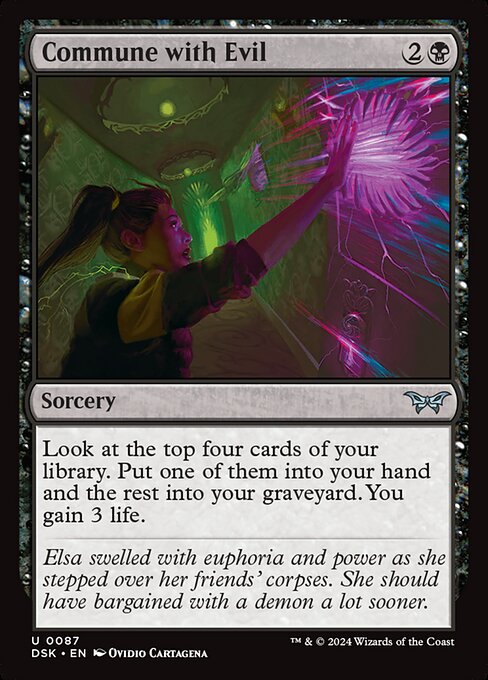 Commune with Evil - Foil