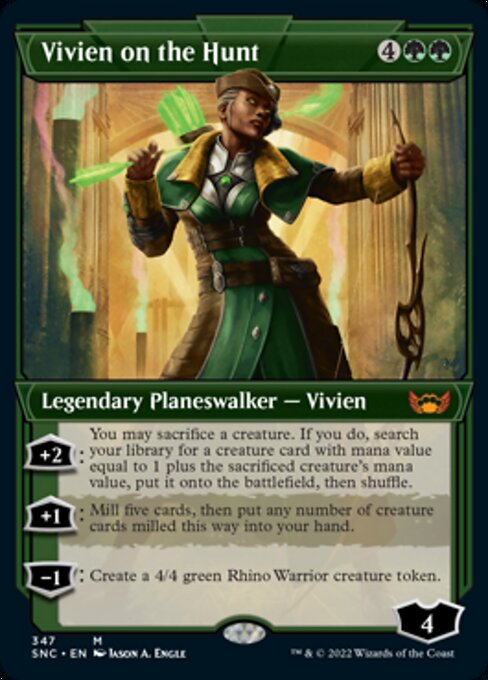 Vivien on the Hunt - Foil