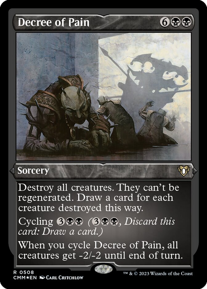 Decree of Pain - Foil-Etched
