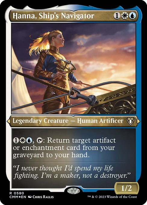Hanna, Ship's Navigator - Foil-Etched