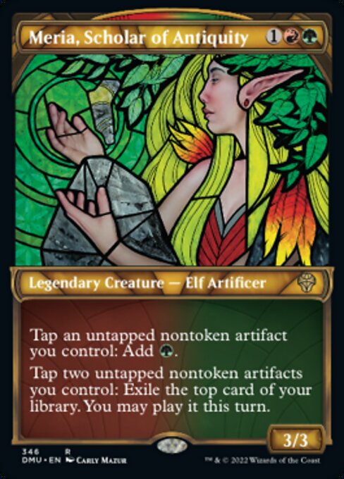 Meria, Scholar of Antiquity - Textured Foil
