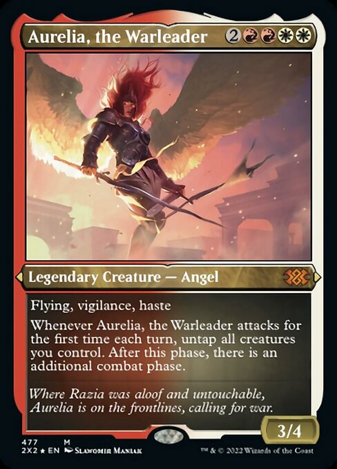 Aurelia, the Warleader - Foil Etched