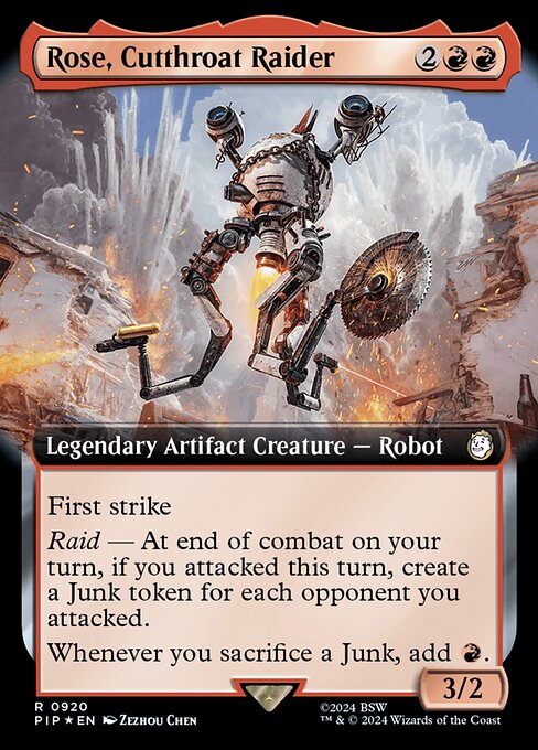 Rose, Cutthroat Raider - Surge Foil