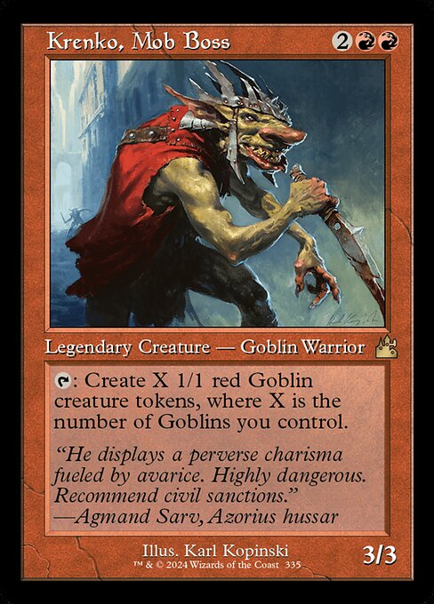 Krenko, Mob Boss - Foil