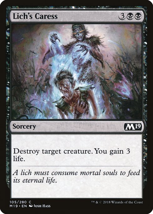 Lich's Caress - Foil