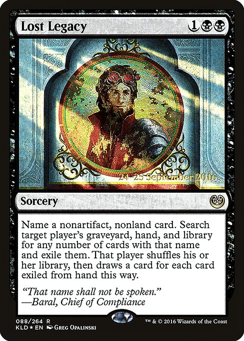 Lost Legacy - Foil - Prerelease Promo