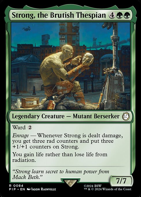 Strong, the Brutish Thespian - Foil