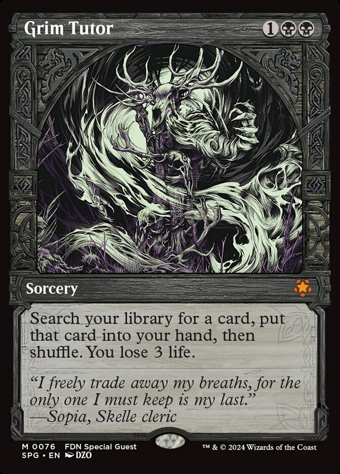 Grim Tutor - Foil