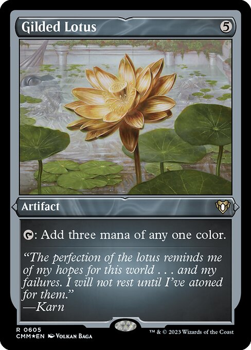 Gilded Lotus - Foil-Etched