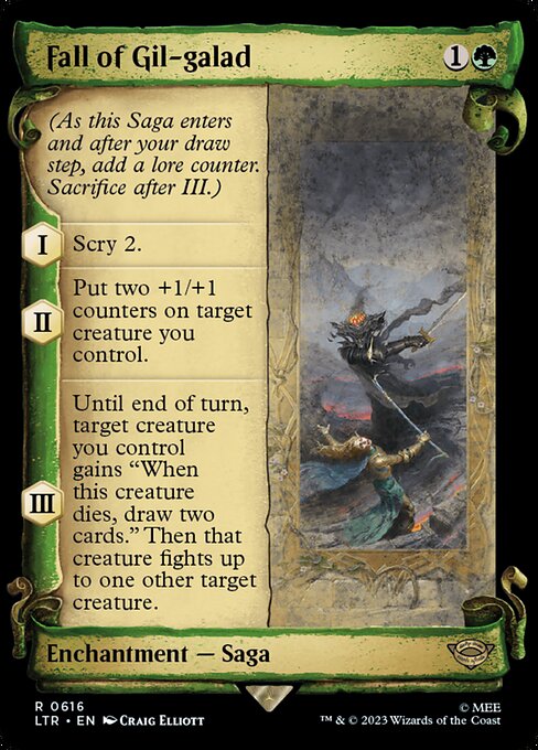Fall of Gil-galad - Silver Foil