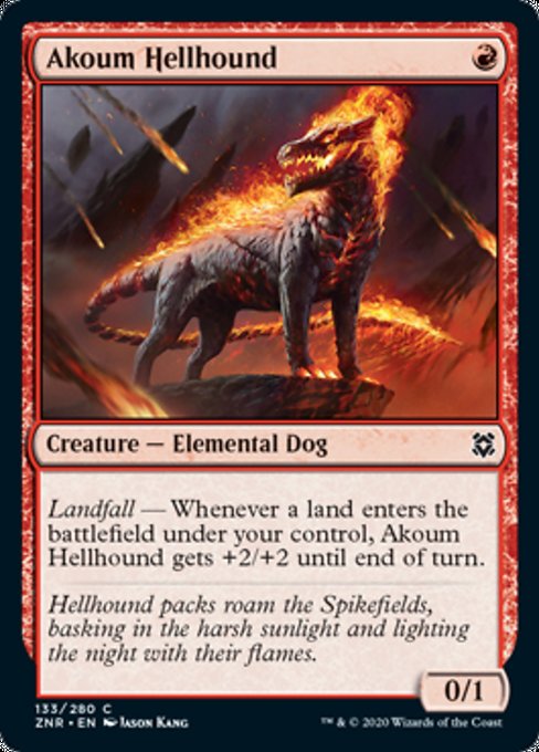 Akoum Hellhound - Foil