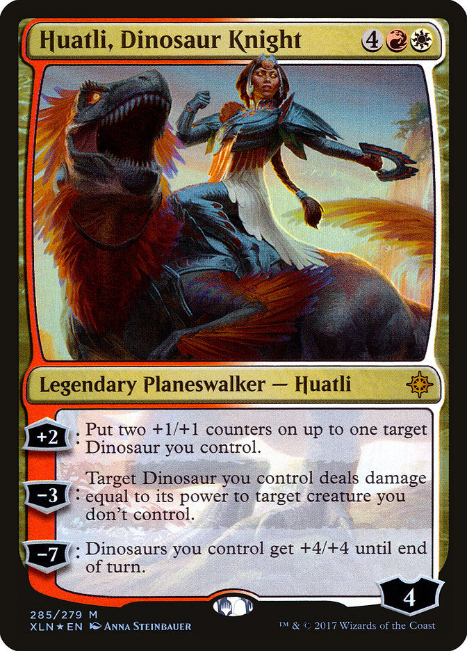 Huatli, Dinosaur Knight - Foil - Planeswalker Deck Exclusive