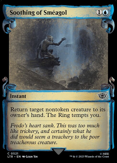 Soothing of Smeagol - Silver Foil
