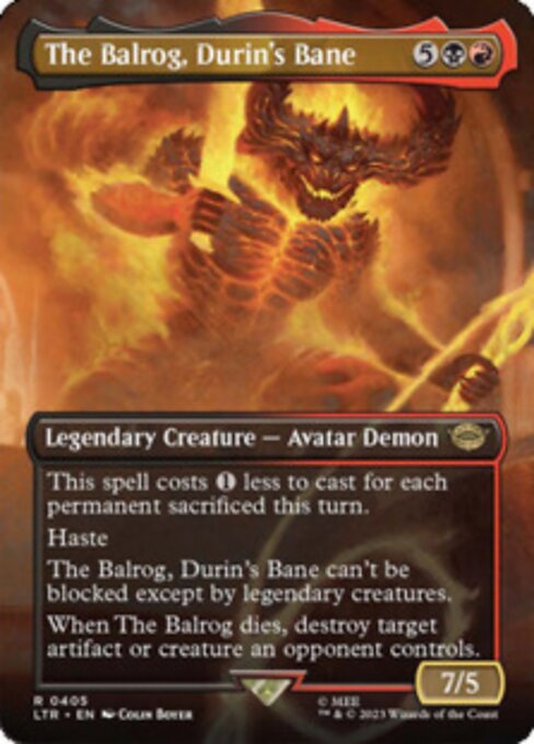 The Balrog, Durin's Bane