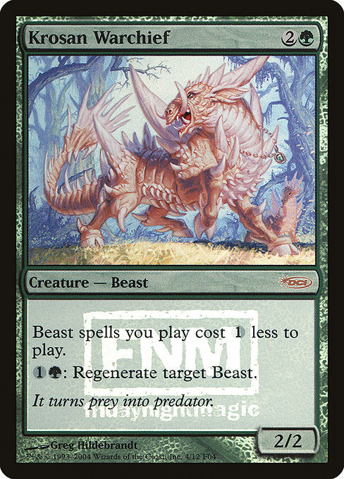 Krosan Warchief - Foil - FNM Promo