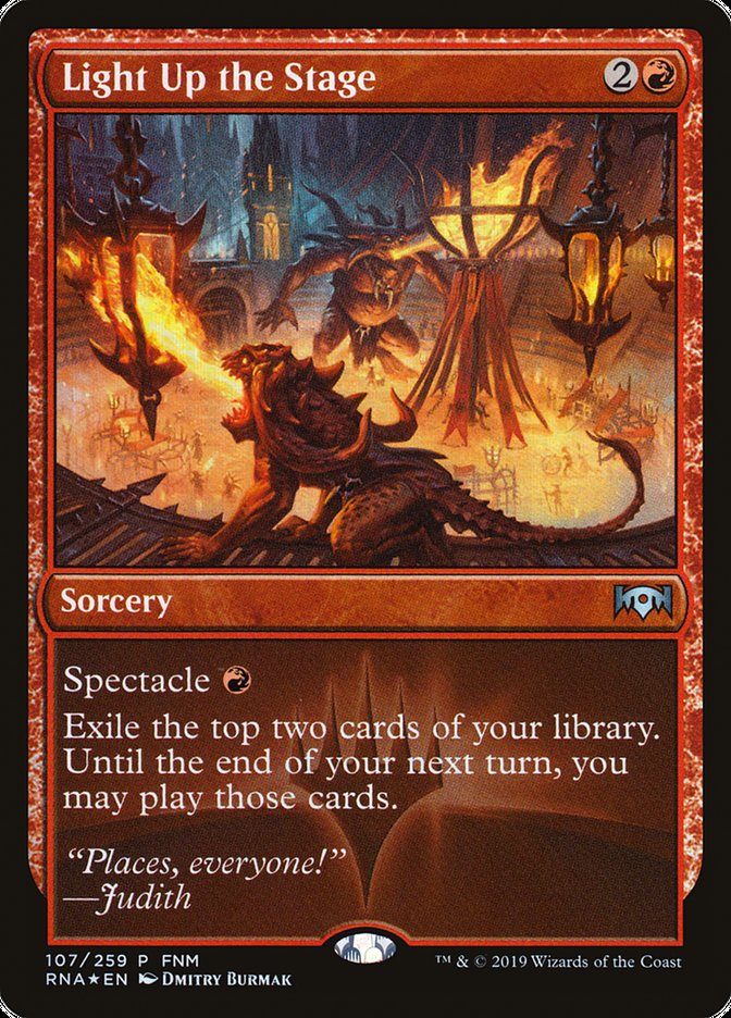 Light Up the Stage - Foil - FNM Promo