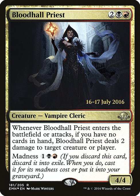 Bloodhall Priest - Foil - Prerelease Promo