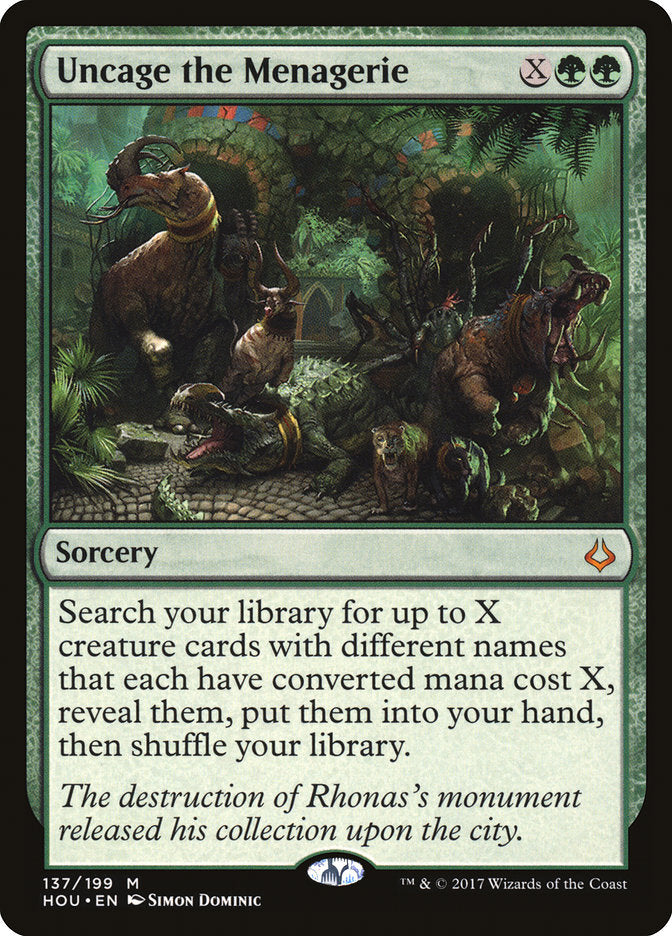Uncage the Menagerie - Foil