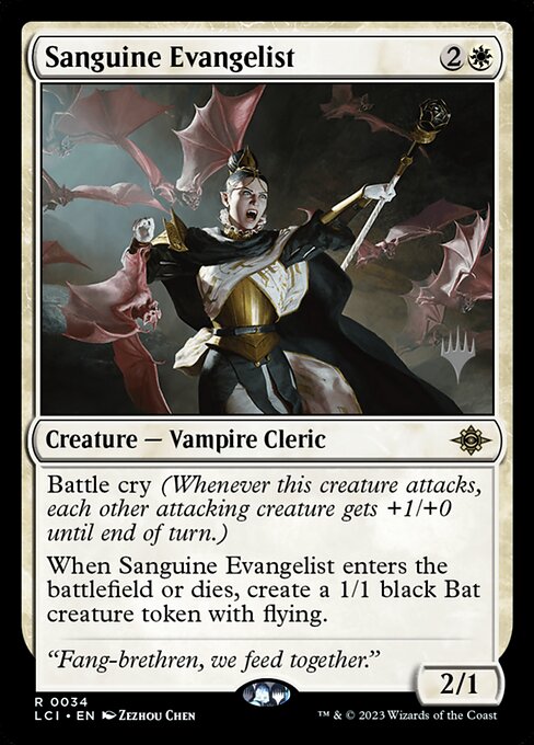 Sanguine Evangelist - Foil - Promo Pack