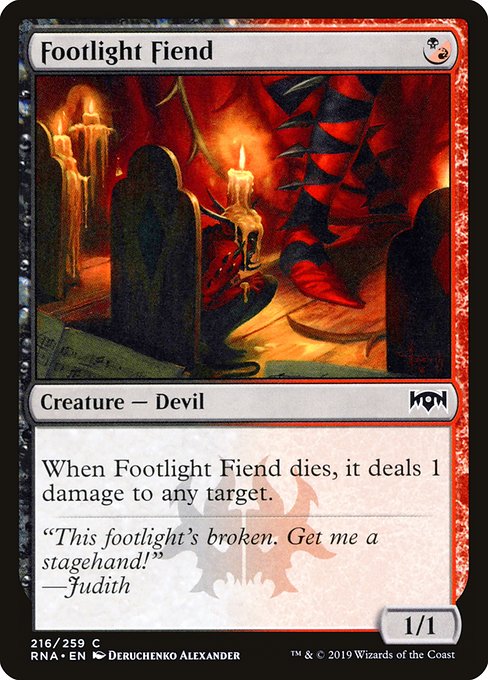Footlight Fiend - Foil