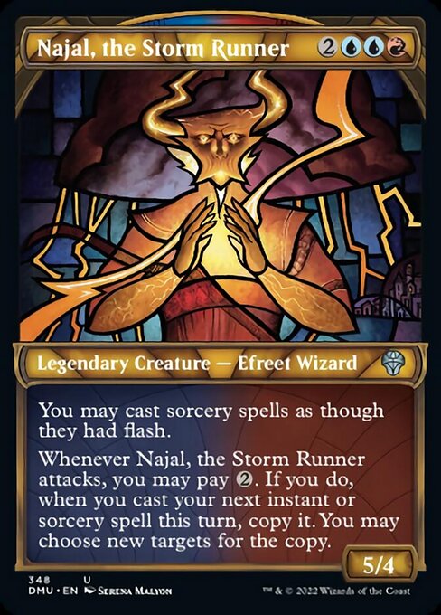 Najal, the Storm Runner - Textured Foil