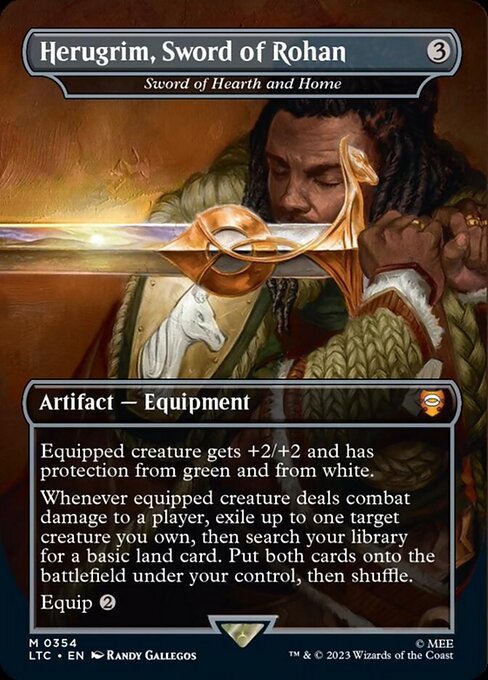 Sword of Hearth and Home (0354 - Herugrim, Sword of Rohan) - Foil