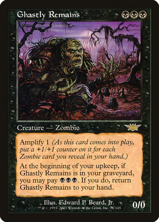 Ghastly Remains - Foil